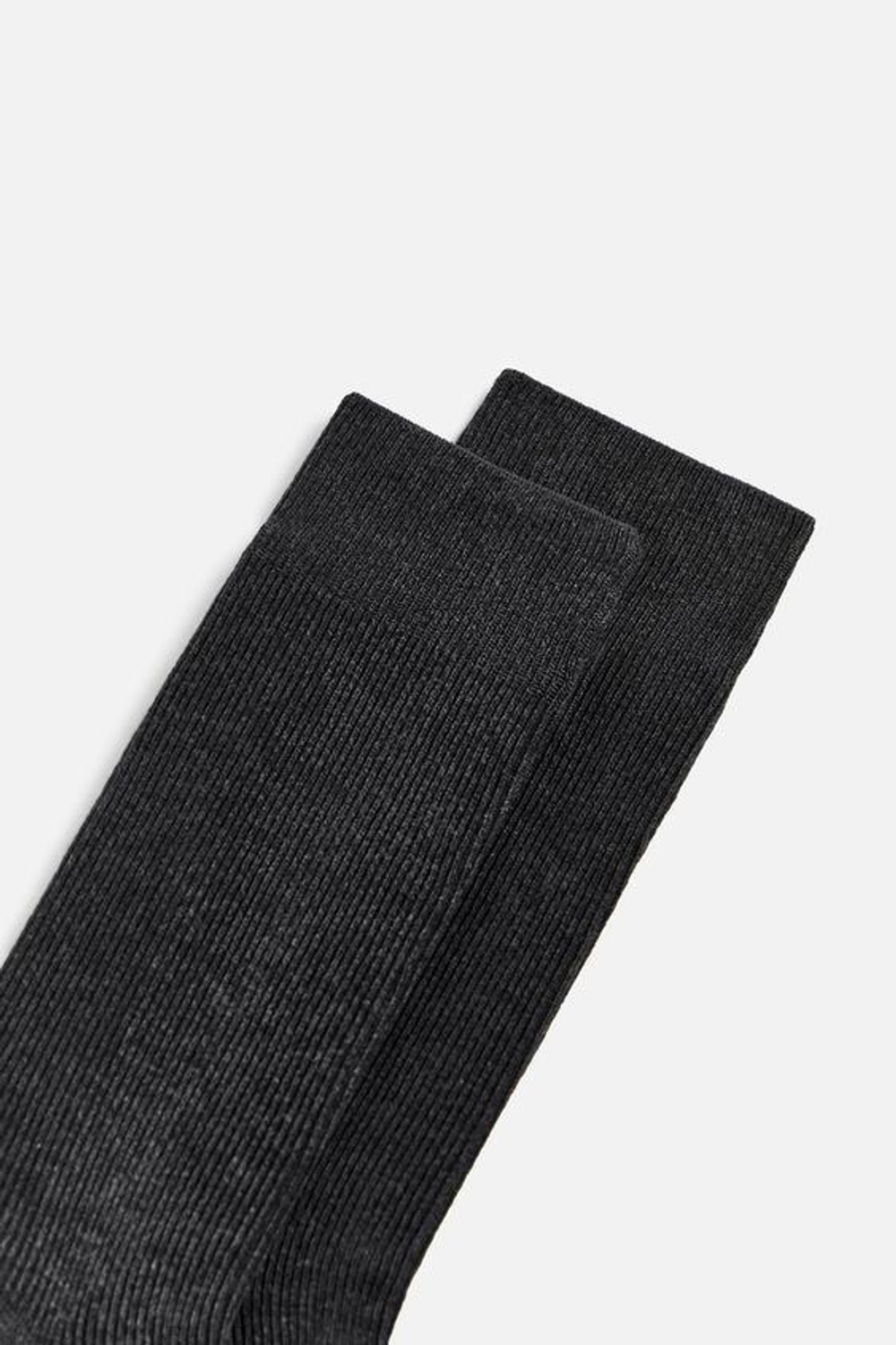 ZARA НОСКИ В РУБЧИК, СЕРЫЙ