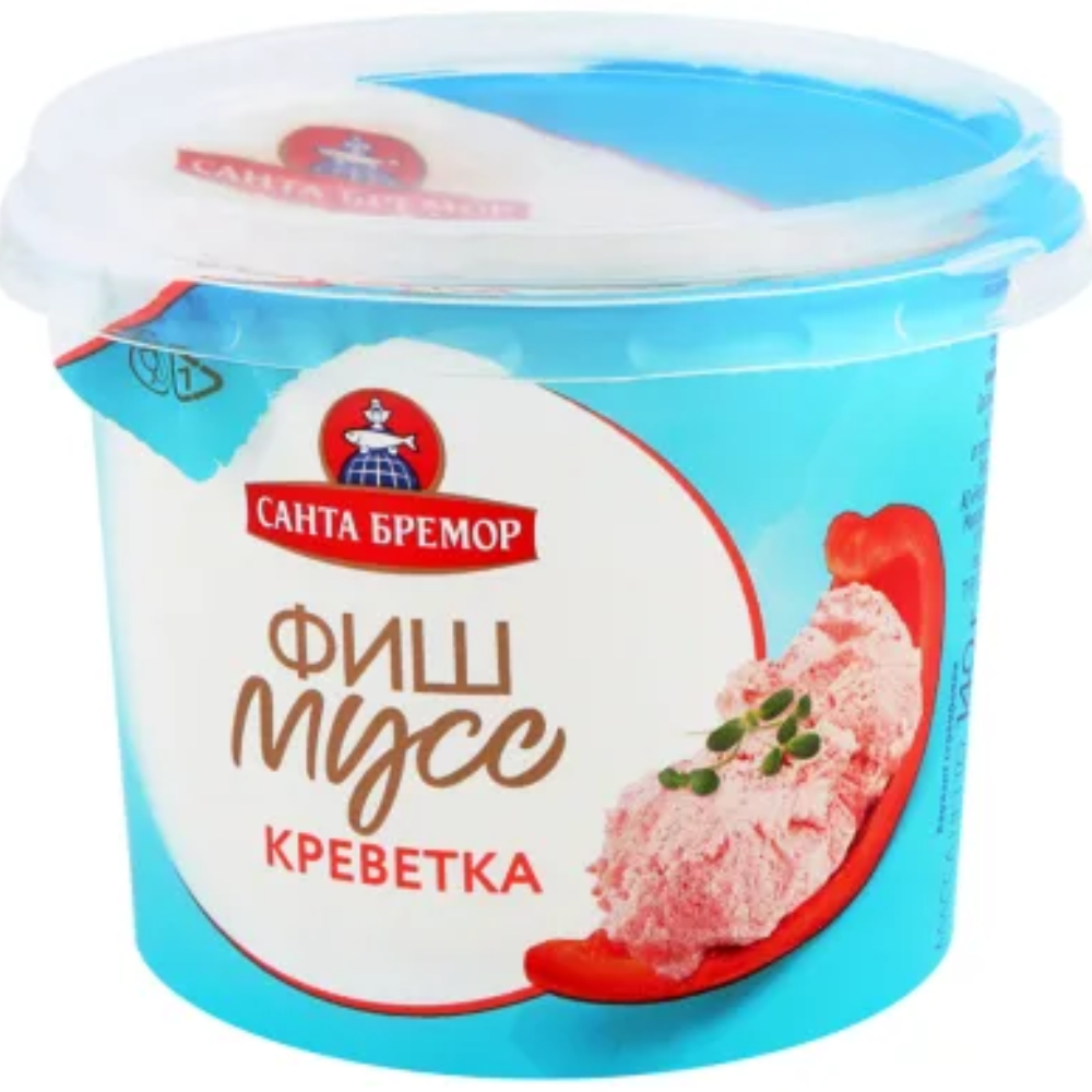 Фиш Мусс Санта Бремор Креветка 150 гр
