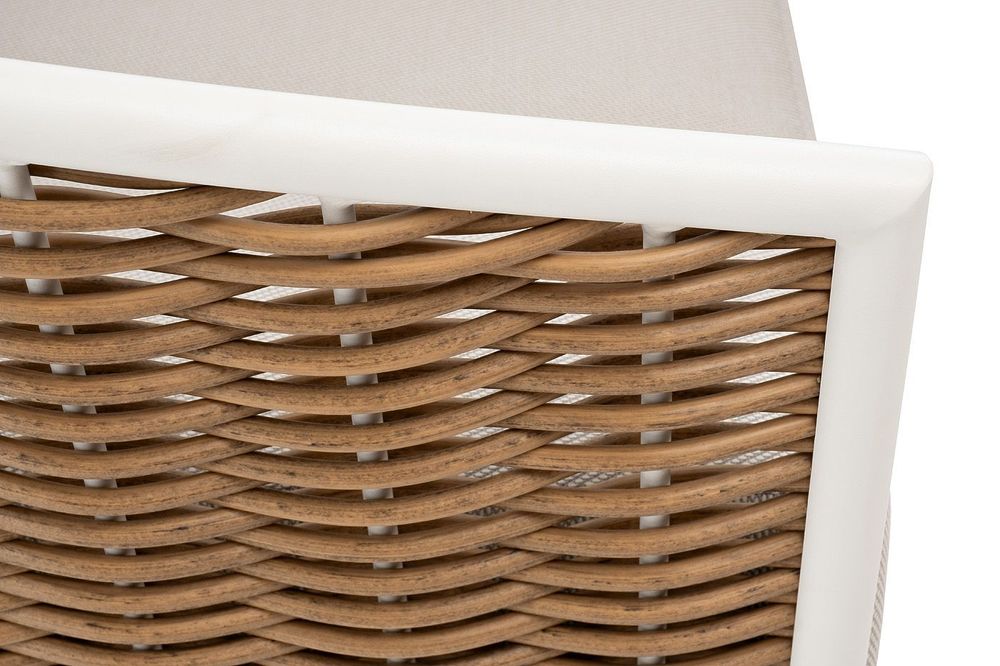 "Тоскана" лаунж-зона из искусственного ротанга, цвет соломенный