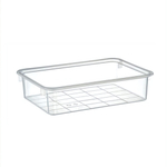Лоток прямоугольный прозрачный 2,1л 255*180*60
