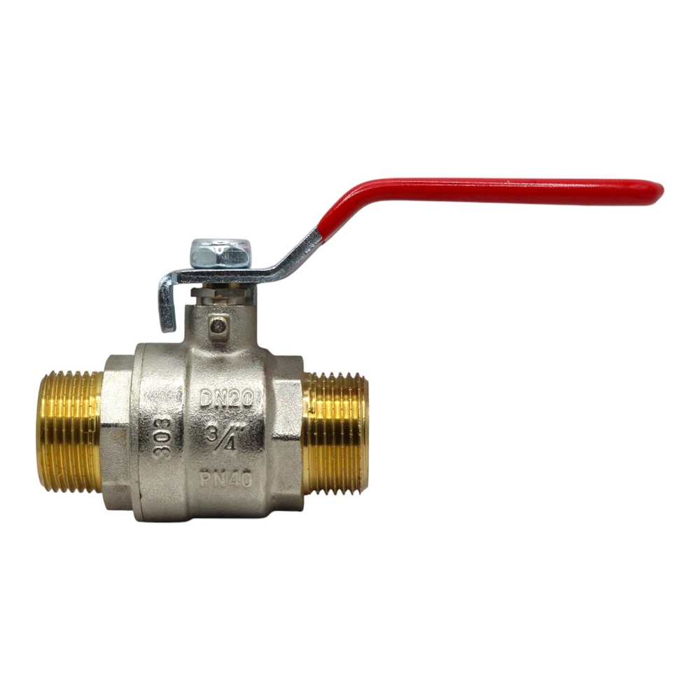 Кран шаровой TEBO 3/4" наружная/наружная (рычаг)