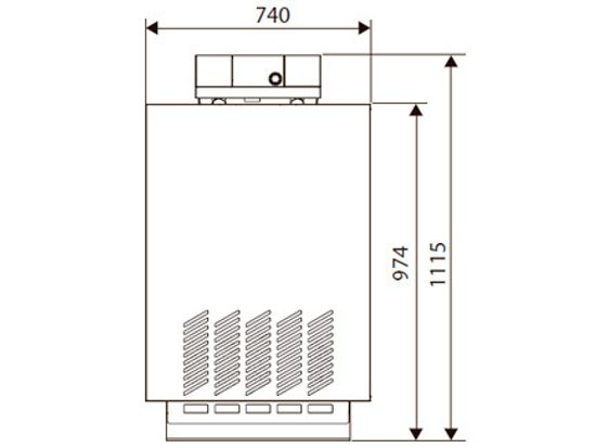 Газовый котел Buderus Logano G234-38 WS (RU TOP)