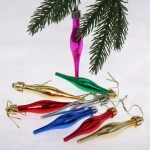 Ёлочные игрушки «Сосульки ледяные» 9,5 см (набор 8 шт), микс