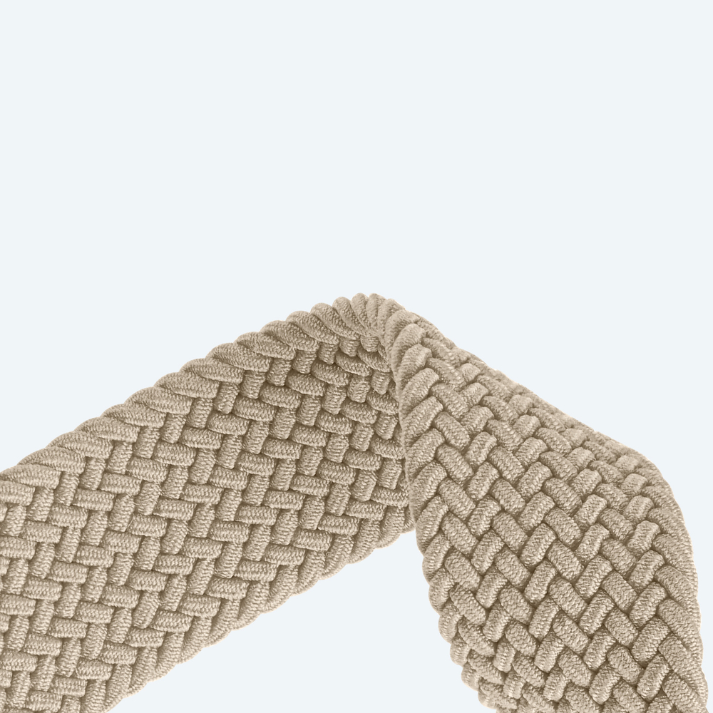 Эластичный ремешок серого цвета (Beige) от Dux Ducis для смарт часов Samsung Watch Ultra 47MM, серия Strap (Mixture Pro Series)