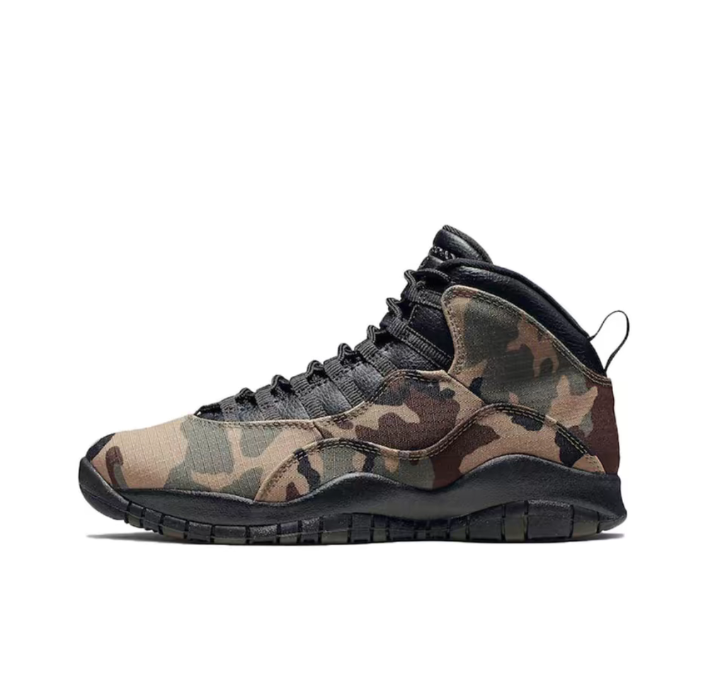Кроссовки Air Jordan 10 Retro 'Woodland Camo' 310805-201