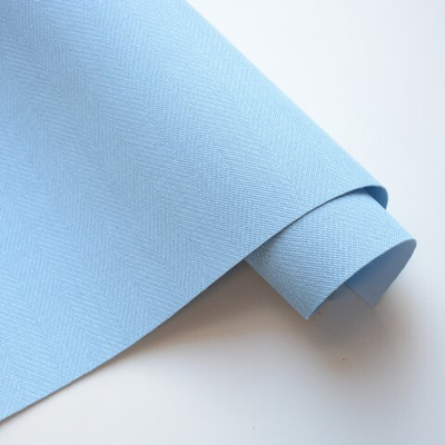 Кожзам переплетный с тиснением "TWEED", светло-голубой