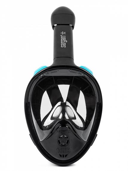 Маска полнолицевая Sargan Планета океан 2.0 черный/черный/бирюзовый