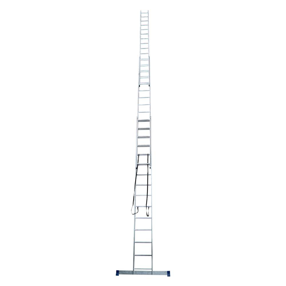 Лестница алюминиевая STAIRS ПРОФИ трехсекционная 16 ступеней (ALP316)