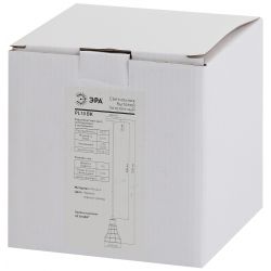 Светильник подвесной (подвес) ЭРА PL10 BK металл, E27, max 60W, высота плафона 200мм, подвеса 800мм, черный