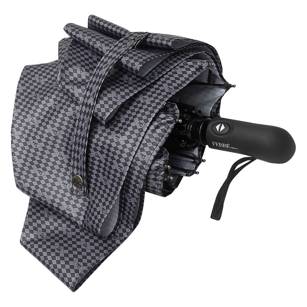 Зонт складной Ferre 6036-OC Rombo Grey Ferre Milano