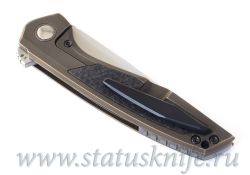 Нож CKF/TUFFKNIVES Switch (M390, титан+карбон+подшипники)фотография - 10