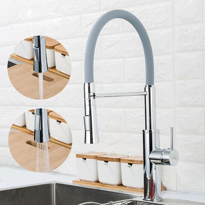 Смеситель для кухни, Frap, гибк излив, с картриджем, хром, F4452-6