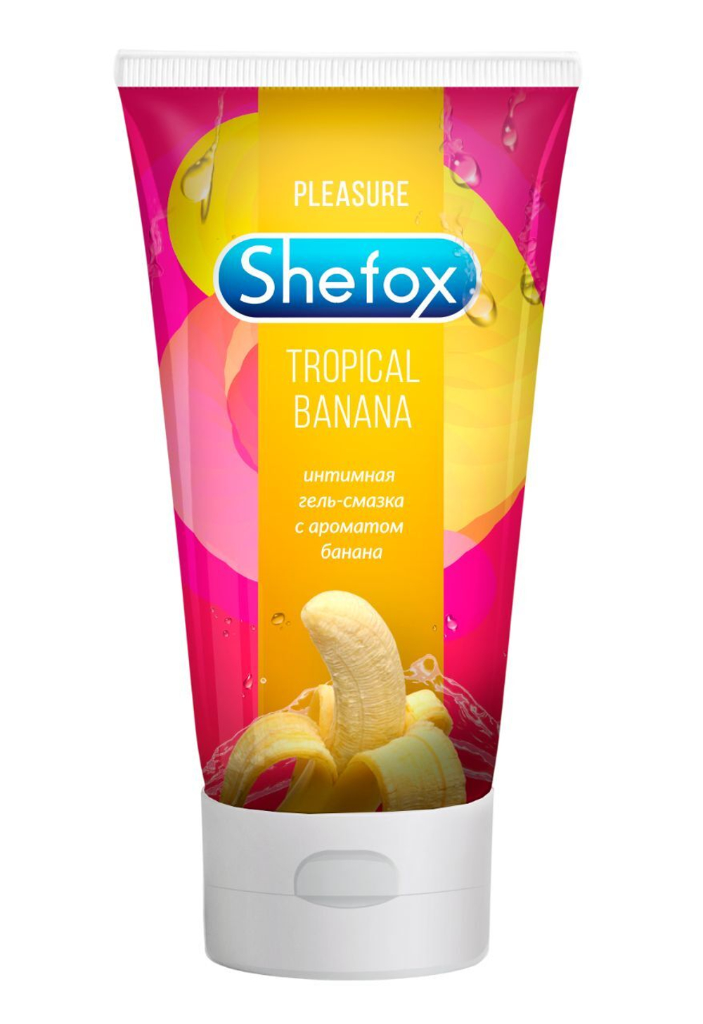 Интимная гель-смазка Shefox «Тропический банан» - 50 мл.