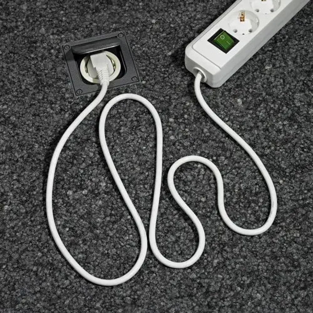 Удлинитель 1,5 м Brennenstuhl ECO-Line, 6 розеток, черный (1159500015)