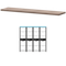 Топ КТ-72.38 Темный шимо 1866x441x38 Акцент