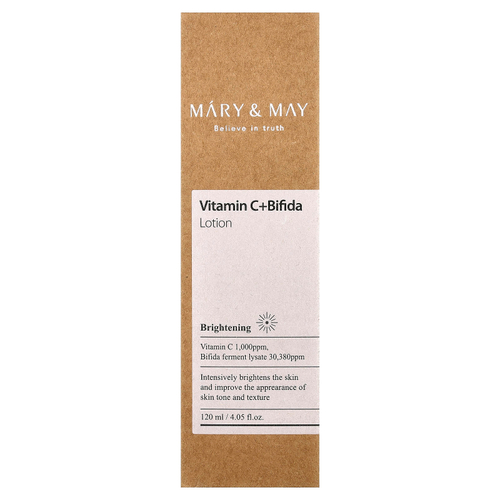Mary & May, Витамин C + бифида, лосьон, 120 мл (4,05 жидк. унц.)