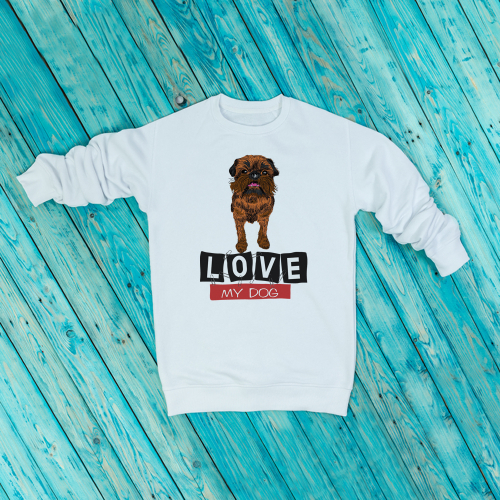 Свитшот "Люблю своего Гриффона"