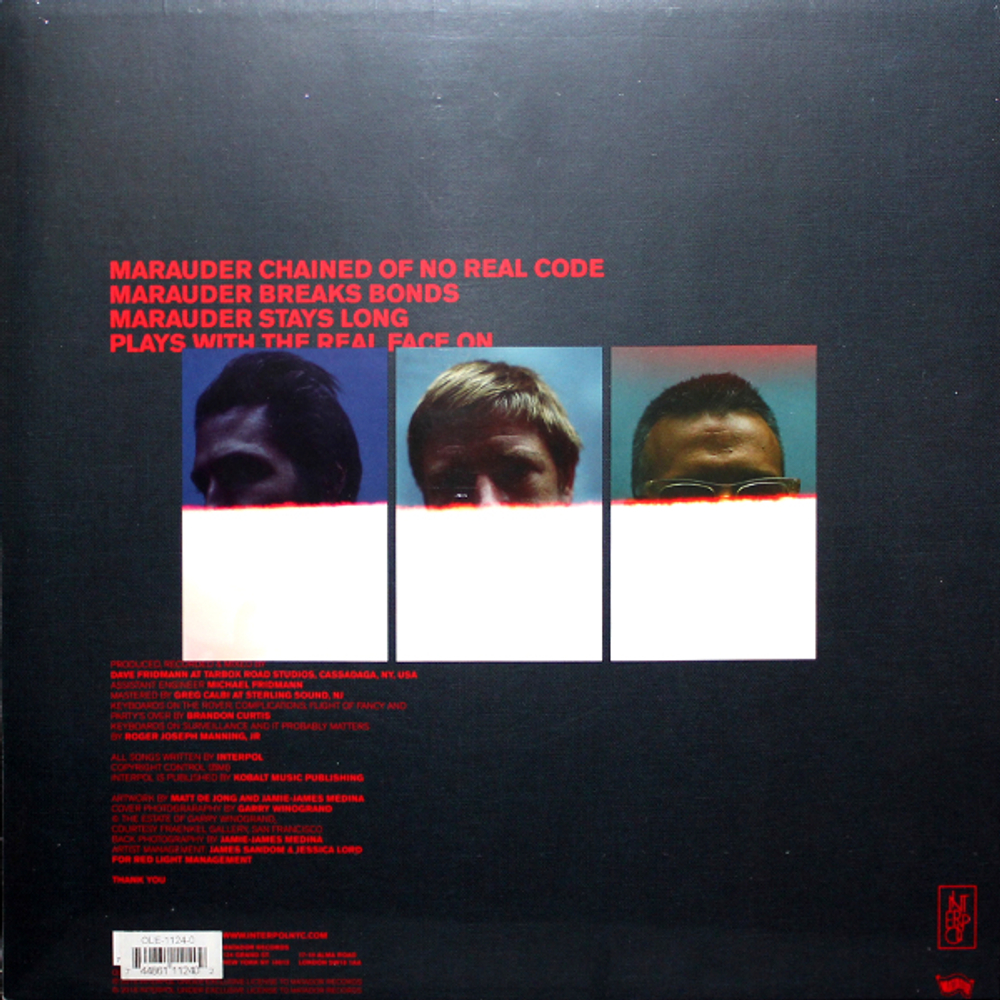 Interpol / Marauder (Coloured Vinyl)(LP)