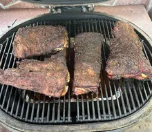 Керамический угольный гриль Primo Oval Family All-In-One, 38х56 см, с ножками и столиками