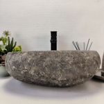 Раковина из речного камня RS-63557 (46*36*15) 0122