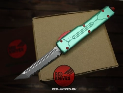 Нож Microtech Ultratech Bounty Hunter T/E FS - сиррейторный клинок RK-450