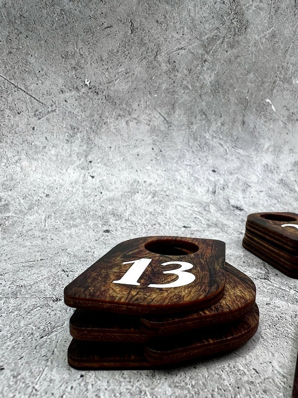 Номерки для гардероба 4х6 см