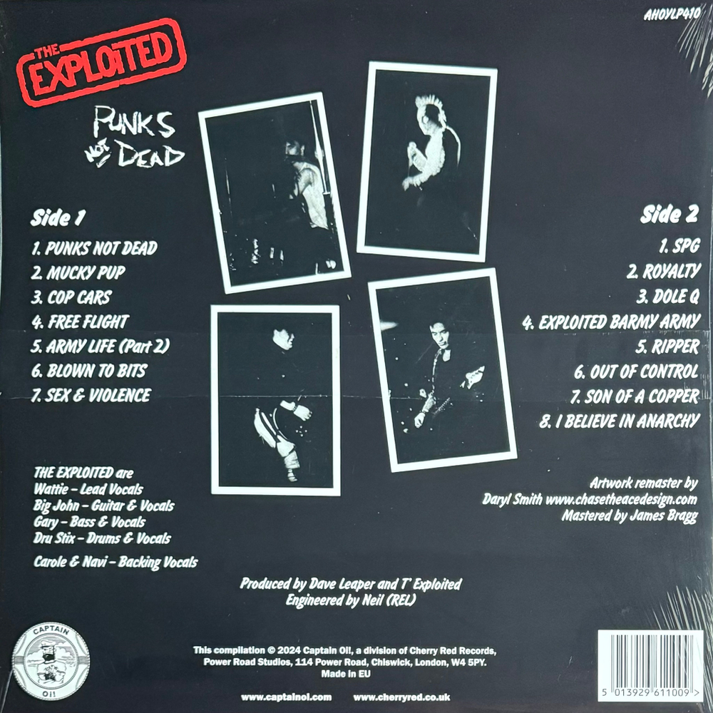 The Exploited ‎– Punks Not Dead (Европа 2024г.)
