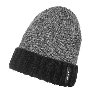 Шапка мужская утепленная с отворотом NISUS City man, цвет серый, one size (N-HI-DGB)