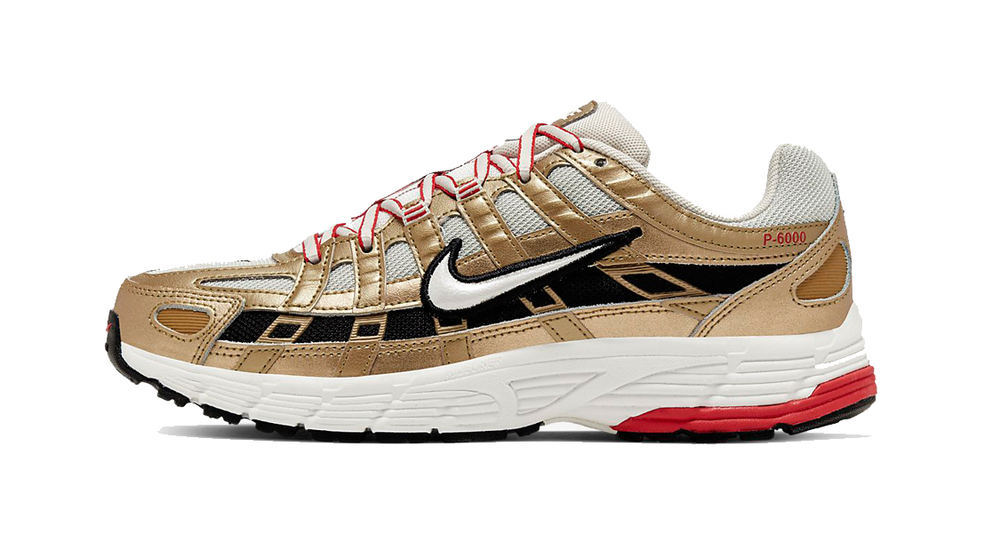 Кроссовки Nike P-6000 Light Bone (Женская размерная сетка)