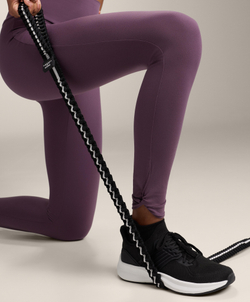 OYSHO Легинсы Comfortlux с высокой посадкой, длиной до щиколотки с узлом 65 см, сиреневый