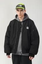 Бомбер CODERED Зимний Bomber Wide Черная