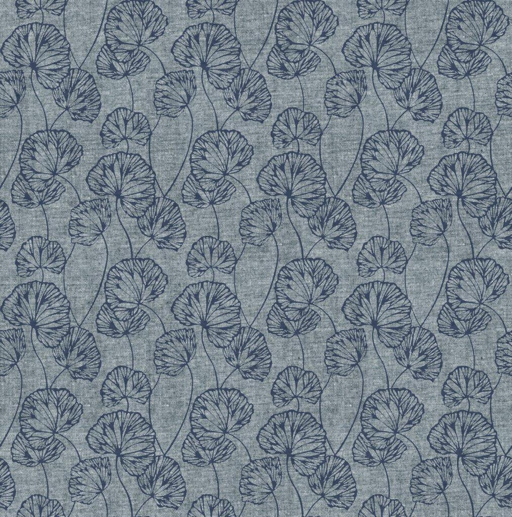 Ткань постельно-плательная Prival Пестроткань-30292 (маркиз), 142г/м2, серебристо-синий,  1.5х10м