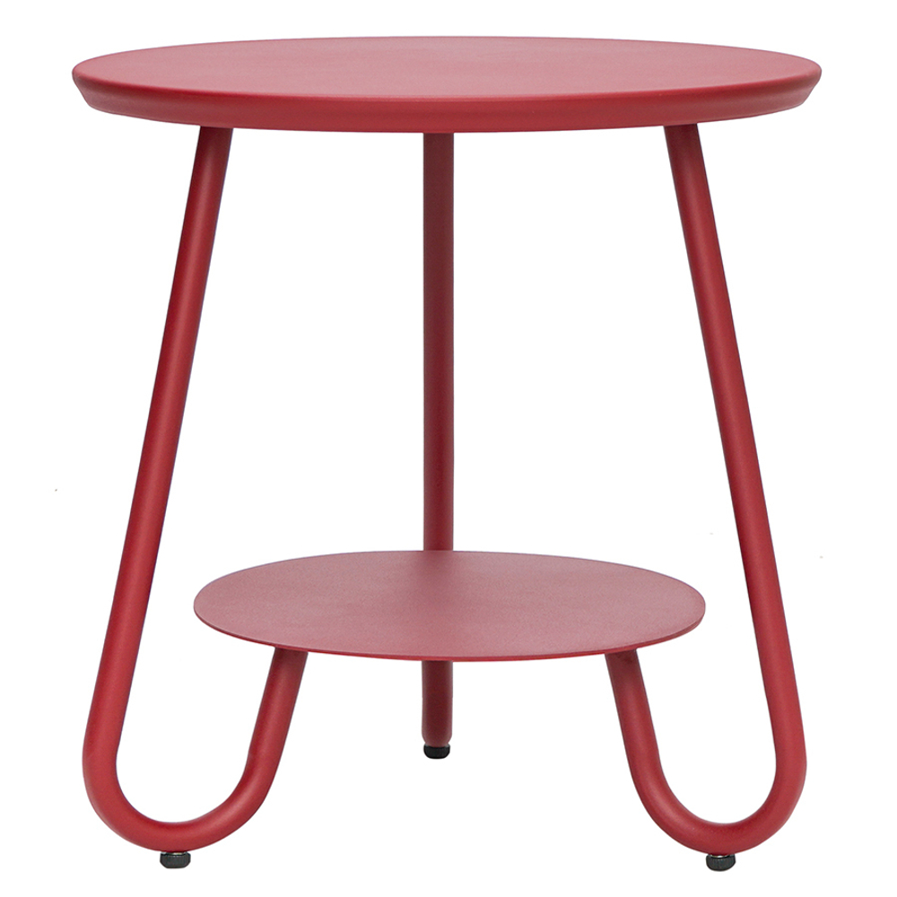 Столик stian, D50 см, красный