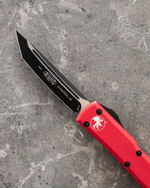 Автоматический складной нож SteelBro Microtech Ultratech T/E Contoured Red Standart 123-1CCRD (красный)