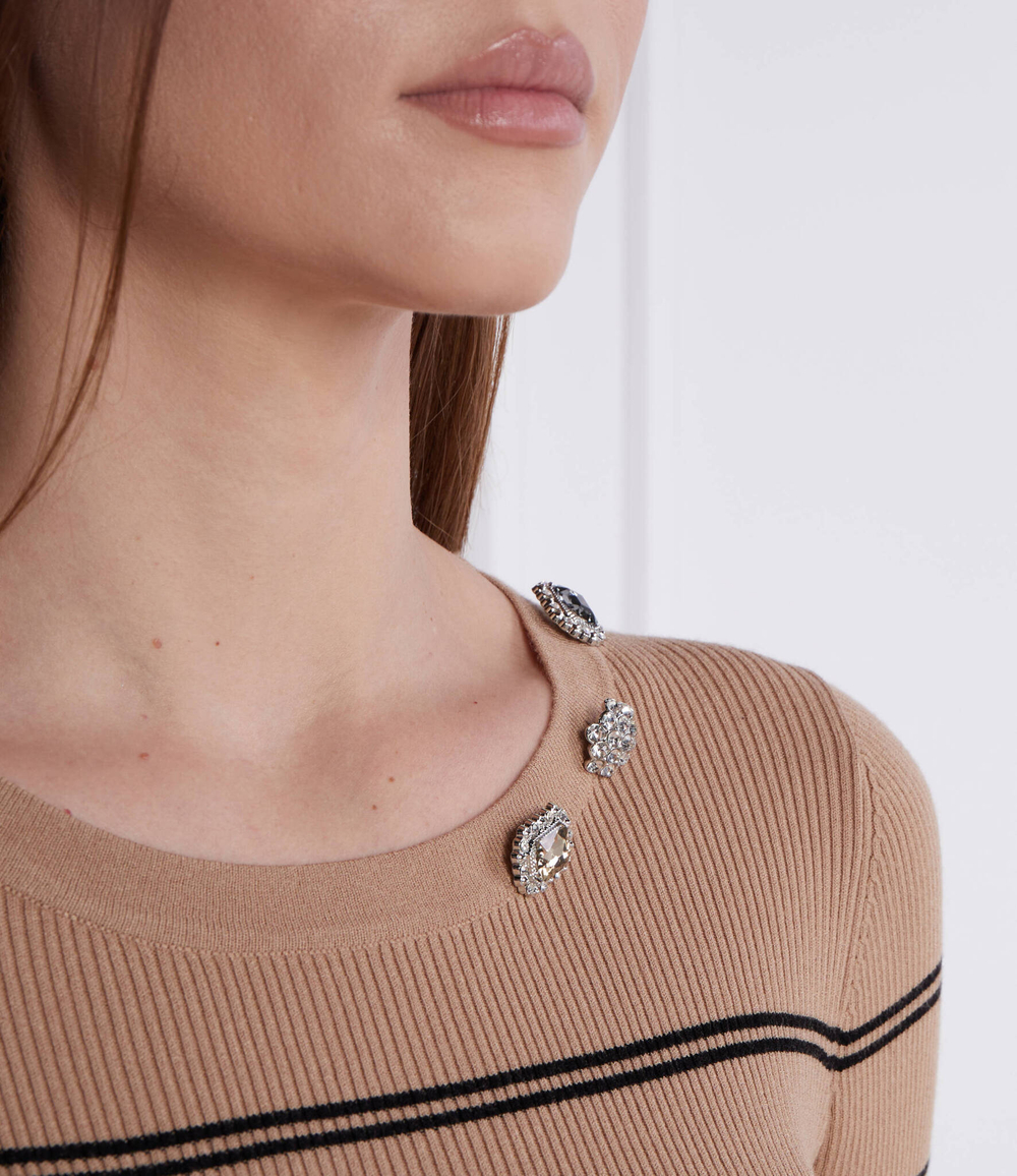 Свитер Liu Jo - бежевый(MF3001 MS99E)