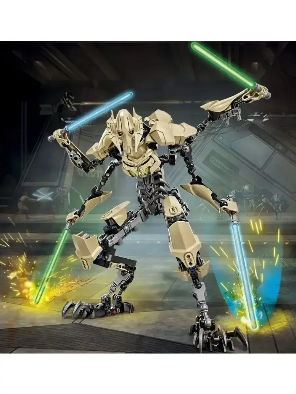 Конструктор Star Wars Фигурка Генерал Гривус 183 детали 714