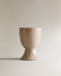 ZARA HOME КЕРАМИЧЕСКАЯ ПОДСТАВКА ДЛЯ ЯИЦ, БЕЖЕВЫЙ