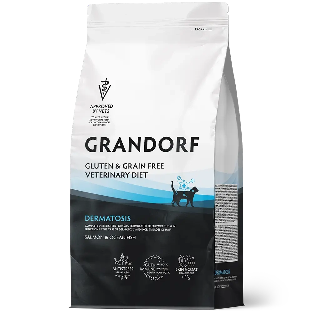 GANDORF VET DERMATOSIS сухой корм для кошек (2 кг)