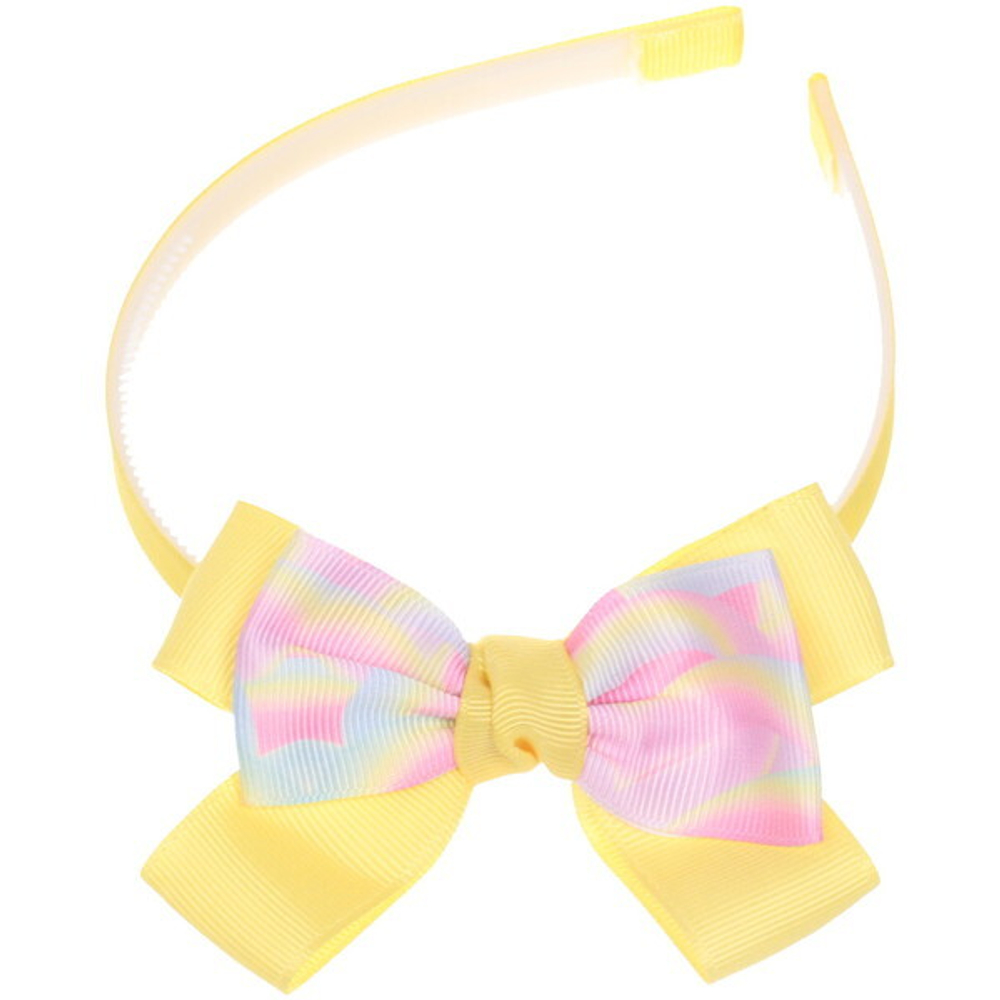 Ободок для волос детский на блистере «Rapunzel- Gradient», микс 6 цветов, 1 см