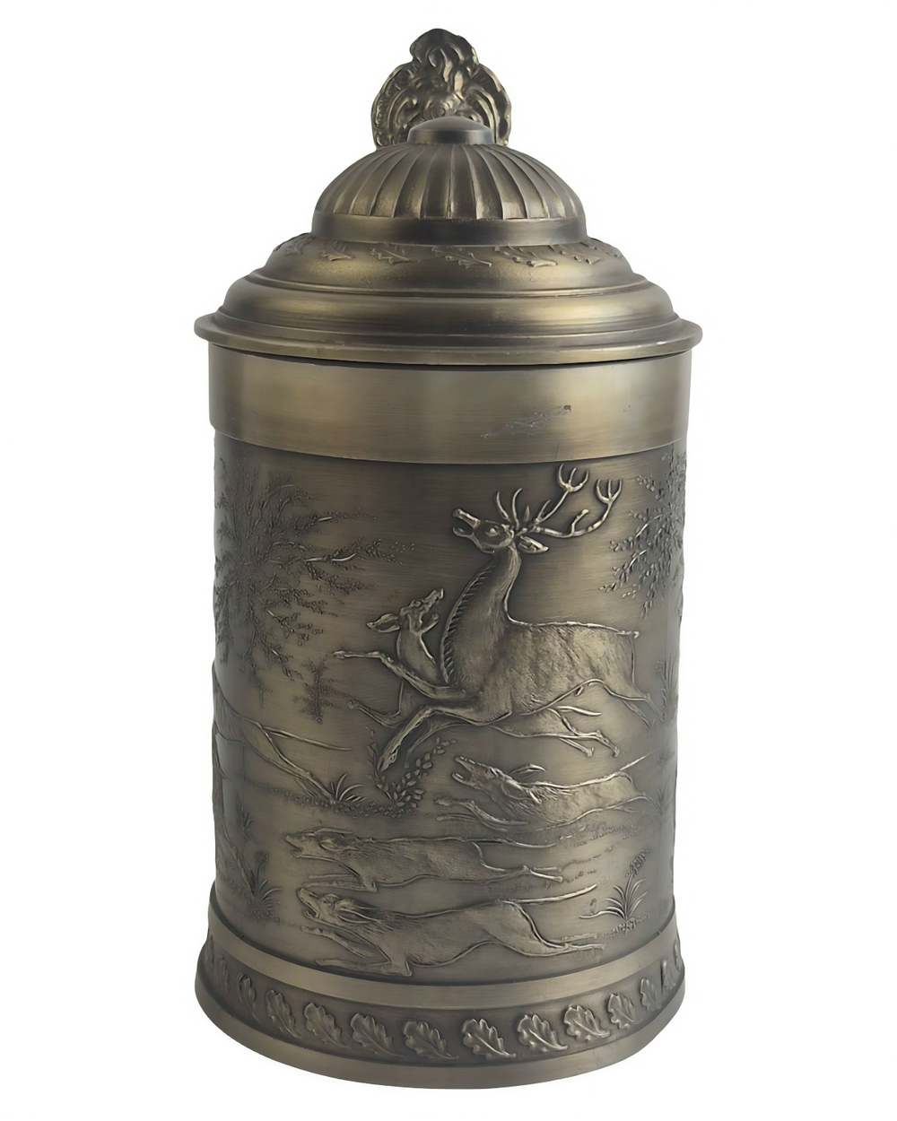 Кружка (бокал) "Псовая охота" Германия, SKS Zinn