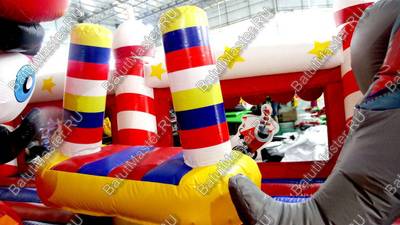 Коммерческий надувной батут "Большой цирк" 20.5*9.6*8 м