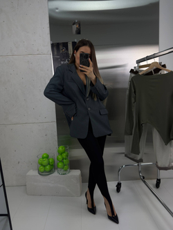 Блейзер женский арт. 1106 цвет "серый"