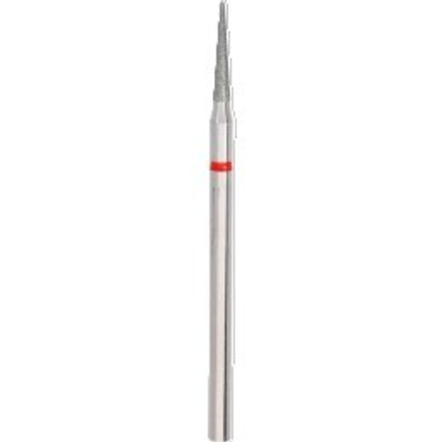 8859.104.018 Фреза стоматологическая лабораторная алмазная пиковидная, для обработки керамики, керамических виниров, финишная (красная), диаметр 1,8 мм, Komet , Германия