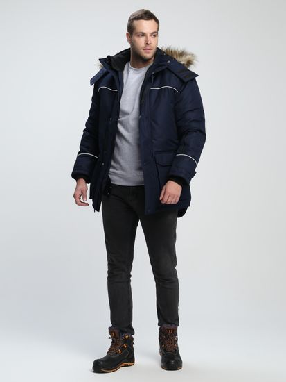 Куртка зимняя "Аляска-Люкс" (т.синий)