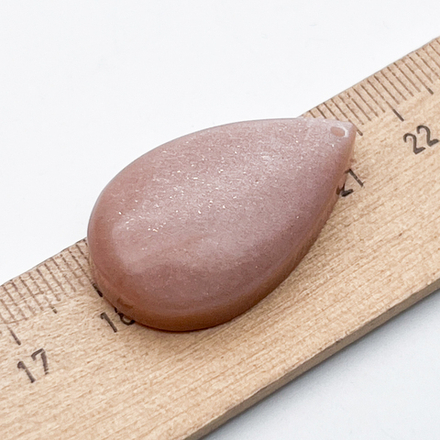 Солнечный камень, подвеска, размер камня 33*20 мм, цена за 1 шт