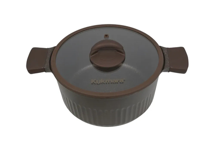 Кастрюля KUKMARA АП Stella (mokko) 4,2л со стеклянной крышкой. арт. ксм42а