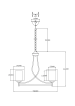 Подвесная люстра Moderli MAXIMILIAN V2522-5P