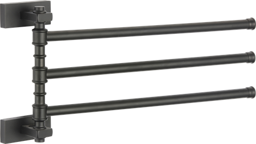 88013-C П/держатель поворот. 3-ной (ЧЕРНЫЙ) GANZER (10/1шт)