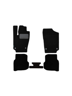 Коврики в салон для VOLKSWAGEN Polo, 2009-2015, 2014-2020, седан, 5шт. (текстиль) KLEVER05513022112KH