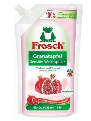 Frosch концентрированный ополаскиватель для белья Гранат, дой пакет,  1л